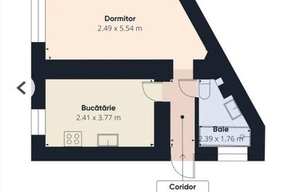 Garsonieră decomandată în Cișmigiu - 1