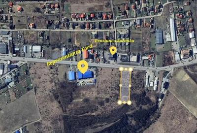 Oportunitate! Teren intravilan 4.500 mp, vizibilitate excelenta DN13, Corunca - 1