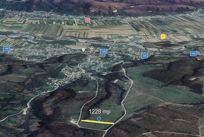 Teren de 1228 mp, în Mănești - 2