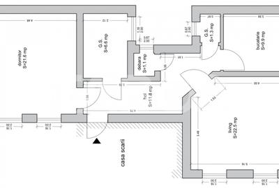 Apartament cu 2 camere decomandat, mobilat în Central - 2