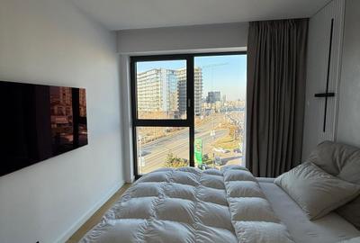 3 camere LUX mobilat/utilat ONE HERASTRAU TOWERS etaj 5 vedere libera - 6