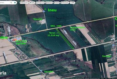Teren de 11510 mp, în Saca - 1
