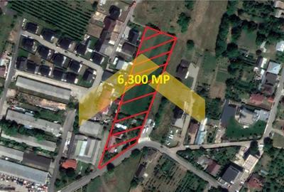 Teren 6,300 MP +casa de vanzare in orasul Falticeni - 2