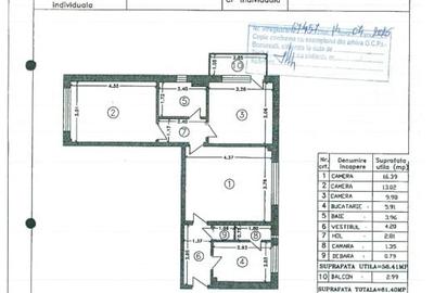 Apartament cu 3 camere, mobilat în 1 Mai - 2