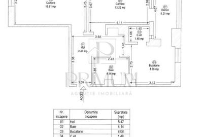 Lipovei - 2 Camere - Etaj intermediar - Centrala termica proprie - Decomandat - - 9
