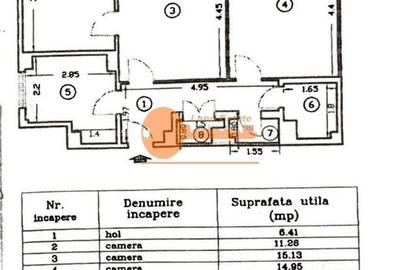 3 camere Natiune Unite-Calea Victoriei(Centrala Termica-AirBnB randament 100%) - 29
