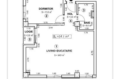 Apartament cu 2 camere open space Torontalului - 6