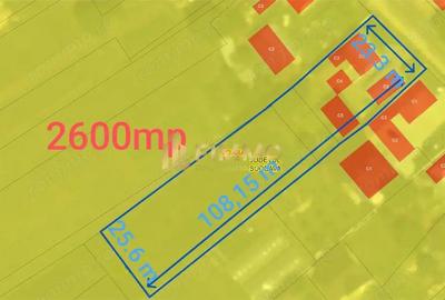 Teren de 2600 mp, în Moara - 1