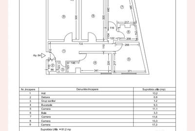 Apartament cu 4 camere decomandat în Central - 1