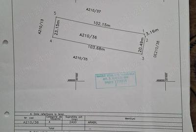 Teren de 2400 mp, în Șag - 2