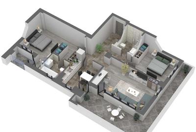 Apartament cu 2 camere decomandat în Central - 5