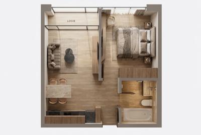 Apartament cu 2 camere decomandat în Militari - 8