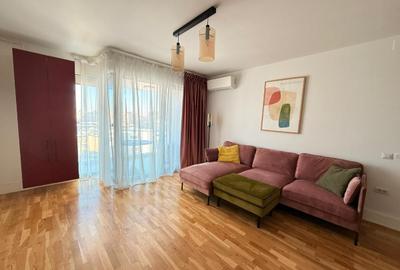 Apartament cu 2 camere semidecomandat, mobilat în Floreasca