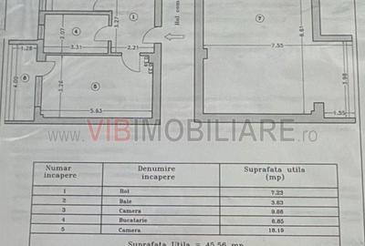 Apartament cu 2 camere decomandat în Central - 16