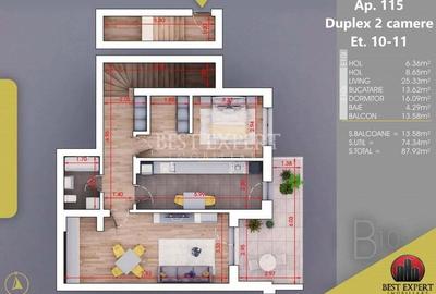 2 camere-8 min Metrou Teclu- Loc de parcare Bonus/Mutare Rapida - 1