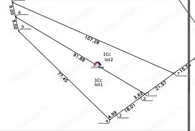 Teren Snagov Lac 1318 mp