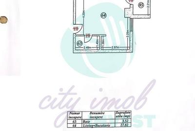 Garsonieră semidecomandată, mobilată în Unirii - 3