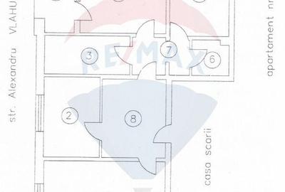 Apartament cu 3 camere str. Alexandru Vlahuta - 10