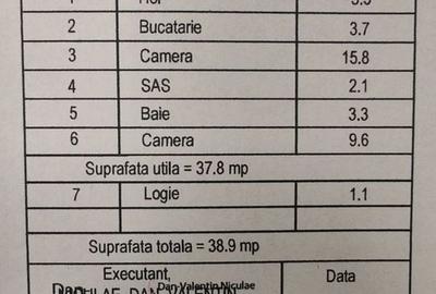 APARTAMENT 2 CAMERE,  SECTOR 4/LUICA, 39 MP, BLOC ANVELOPAT - 2