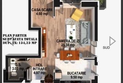 Apartament cu 3 camere semidecomandat, mobilat în Drumul Taberei - 15