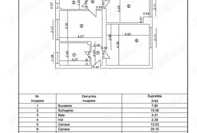 Vand apartament 3 camere, semidecomndat, cartier Rovine, zona pia?a Rovine - 7