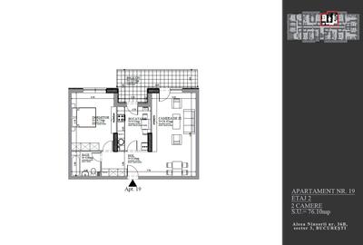 Apartamente 2 camere, Trapezului, P+2, Bloc NOU 2026! - 10