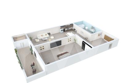 Apartament de vanzare in Sibiu - 2 camere - bloc nou, cu lift - 3