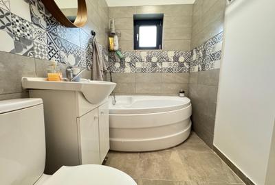 De inchiriat- 2 camere 44mp utili + 70mp gradina cu terasa + 2 locuri de parcare - 9