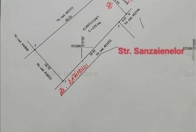 678 mp. str. N.S. de Hateg nr.96, str. Sanzaienelor este perpendiculara pe teren - 3