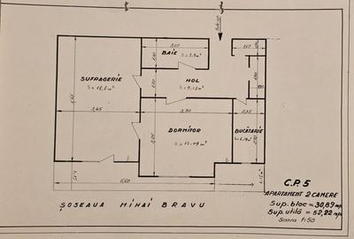 Apartament cu 2 camere decomandat în Dristor - 17