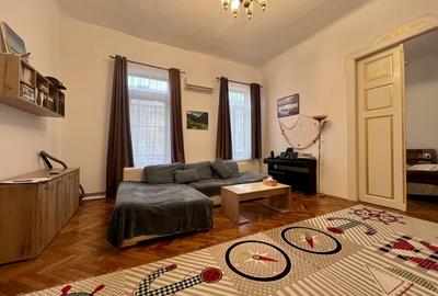 Apartament cu 3 camere semidecomandat, mobilat în Ultracentral