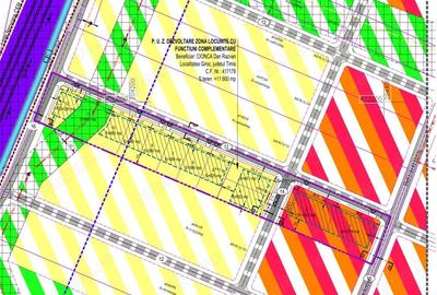 Parcela de teren in PUZ nou, Chisoda - 2