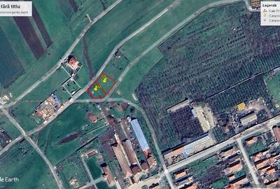 Vând teren intravilan, sat  Horia, com. Vladimirescu, jud. Arad, 950 mp - 1