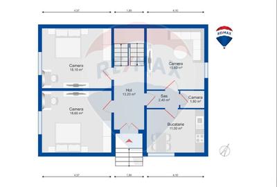 Casă cu 5 camere cu Teren 1054 Mp în Sânmartin - 6