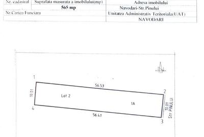 Navodari, teren 565 mp situat intre vile