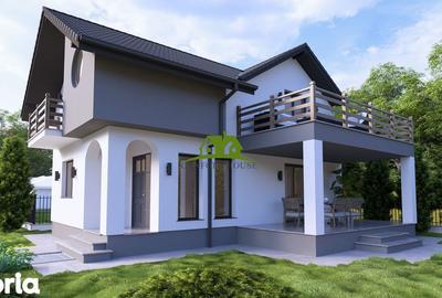 Casă cu 5 camere cu Teren 503 Mp în Mihăești - 14