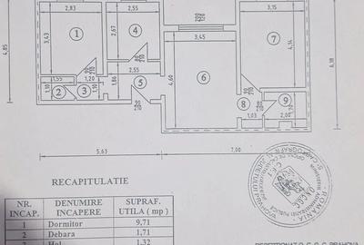 Apartament cu 3 camere semidecomandat în Central - 1