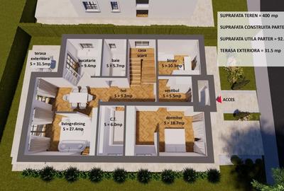 Teren Construcții intravilan de 400 mp, în Săftica - 11