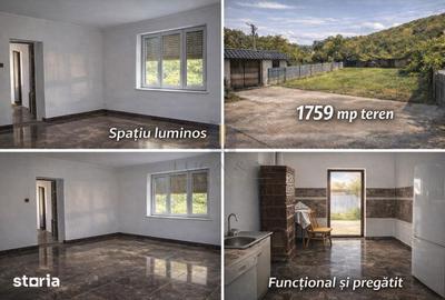 Casă cu 2 camere cu Teren 1759 Mp în Fârdea - 12