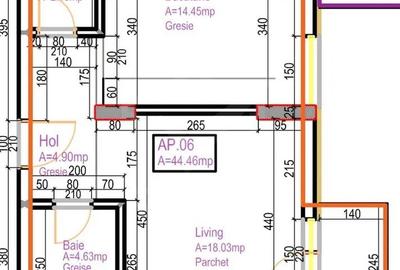 Apartament 2 camere, 44 mp, Dambul Rotund, zona Lidl - 4