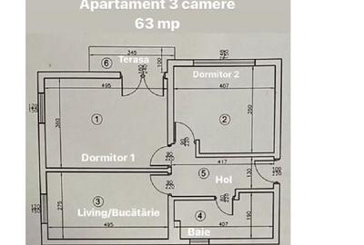 Apartament cu 3 camere semidecomandat în Crângași - 8