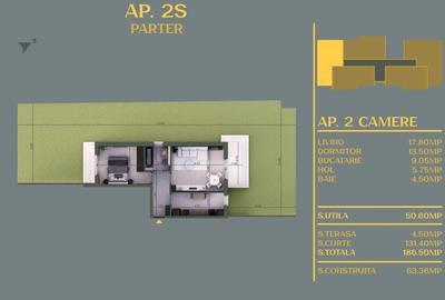 Apartament cu 2 camere în Berceni - 8