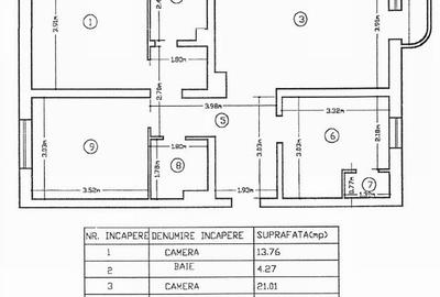 Apartament 3 camere zona fosta Billa/ Careffour - Gara - 11