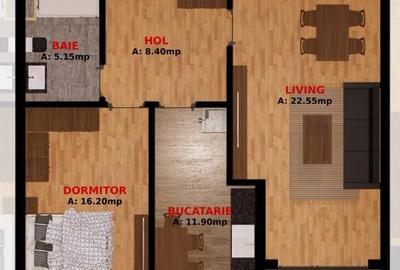 Apartament doua camere si garsoniere. Dobroesti, Comision 0% - 13