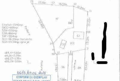 Casă cu 2 camere cu Teren 1546 Mp în Mălureni - 4