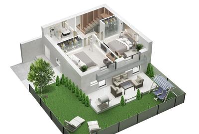 Duplex cu 4 camere cu Canalizare în Vest - 14