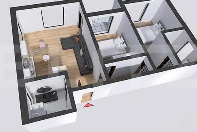 Apartament cu 3 camere decomandat în Central - 3