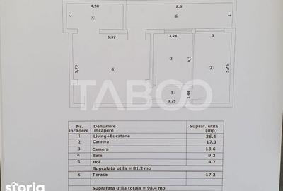 Apartament cu 3 camere decomandat în Central - 1