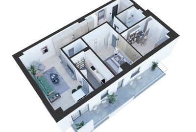 Apartament cu 3 camere decomandat în Nicolina - 6