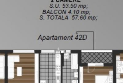 Apartament cu 2 camere metrou Aparatorii Patriei - 9